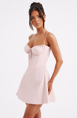 Lacey Mini Dress - Blush Dress Babyboo Fashion Premium Exclusive Design
