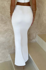 Astrid Maxi Skirt - White Skirt Babyboo Fashion Premium Exclusive Design