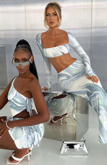 Blair Maxi Skirt - Grey Haze Print Skirt Babyboo Fashion Premium Exclusive Design