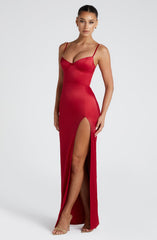 Clementine Maxi Dress - Red Dress Babyboo Fashion Premium Exclusive Design