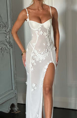 Dalary Maxi Dress - Ivory Dress Babyboo Fashion Premium Exclusive Design