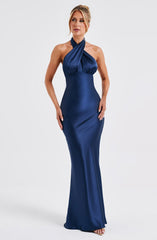 Dimitra Maxi Dress - Navy Dress XS Babyboo Fashion Premium Exclusive Design
