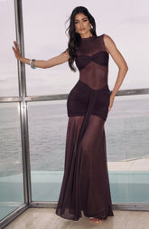 Fae Maxi Skirt - Plum Skirt Babyboo Fashion Premium Exclusive Design