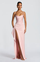 Helen Maxi Dress - Blush Dress Babyboo Fashion Premium Exclusive Design