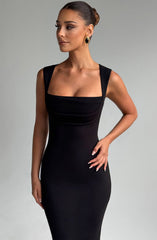 Helena Maxi Dress - Black Dress Babyboo Fashion Premium Exclusive Design