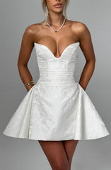 Joan Playsuit - Ivory Playsuit Babyboo Fashion Premium Exclusive Design