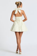 Jocelyn Mini Dress - Ivory Dress Babyboo Fashion Premium Exclusive Design