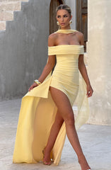Joyce Maxi Dress - Lemon Dress Babyboo Fashion Premium Exclusive Design