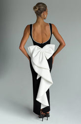 Lana Midaxi - Black/White Dress Babyboo Fashion Premium Exclusive Design