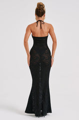 Leilina Maxi Dress - Black Dress Babyboo Fashion Premium Exclusive Design