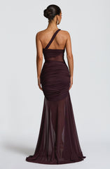 Marianne Maxi Dress - Plum Dress Babyboo Fashion Premium Exclusive Design