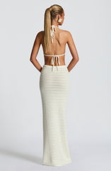 Nerida Maxi Skirt - Ivory Skirt Babyboo Fashion Premium Exclusive Design