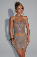 Nora Top - Gold Tops Babyboo Fashion Premium Exclusive Design