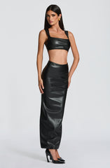 Odetta Maxi Skirt - Black Skirt Babyboo Fashion Premium Exclusive Design