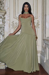Patricia Maxi Dress - Sage Dress Babyboo Fashion Premium Exclusive Design