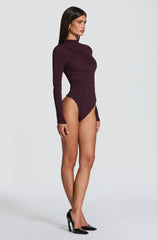 Pearson Bodysuit - Plum Bodysuits Babyboo Fashion Premium Exclusive Design