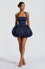 Prudence Mini Dress - Navy Dress Babyboo Fashion Premium Exclusive Design