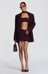 Reece Blazer - Plum Jacket Babyboo Fashion Premium Exclusive Design