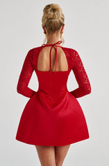 Sadie Mini Dress - Red Dress Babyboo Fashion Premium Exclusive Design