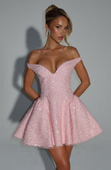 Sapphire Mini Dress - Blush Dress Babyboo Fashion Premium Exclusive Design