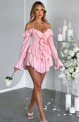 Savanna Playsuit - Pink Playsuit Babyboo Fashion Premium Exclusive Design
