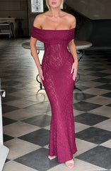 Stephanie Maxi Dress - Burgundy Dress Babyboo Fashion Premium Exclusive Design