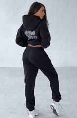 Studio Sweatpants - Black/Charcoal Pants Babyboo Fashion Premium Exclusive Design