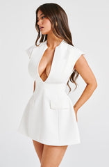 Suri Mini Dress - Ivory Dress Babyboo Fashion Premium Exclusive Design