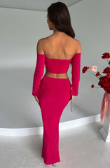 Tana Maxi Skirt - Pink Skirt Babyboo Fashion Premium Exclusive Design