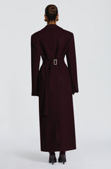 Ursula Coat - Plum Jacket Babyboo Fashion Premium Exclusive Design