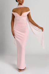 Abigail Maxi Dress - Blush Dress Babyboo Fashion Premium Exclusive Design