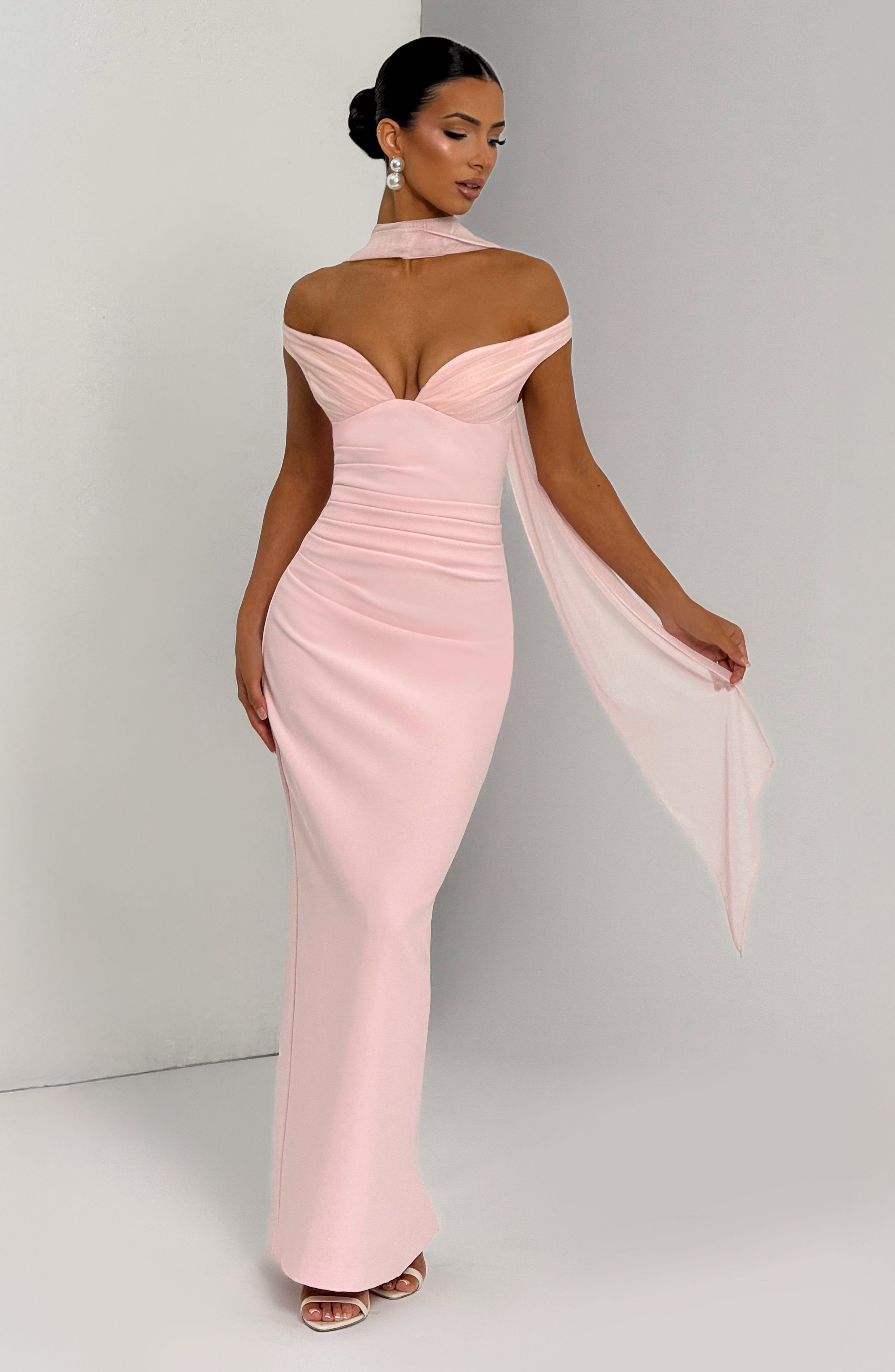Abigail Maxi Dress - Blush Dress Babyboo Fashion Premium Exclusive Design