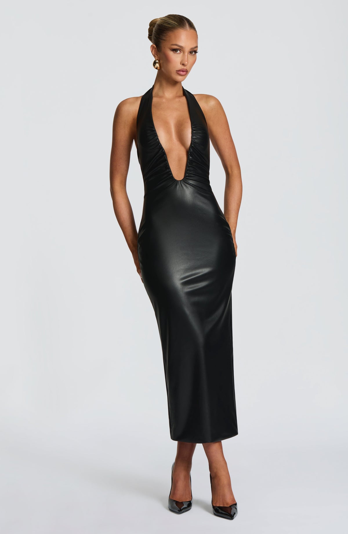 Ainsley Midi Dress - Black Dress Babyboo Fashion Premium Exclusive Design