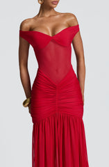 Alaia Maxi Dress - Red Dress Babyboo Fashion Premium Exclusive Design