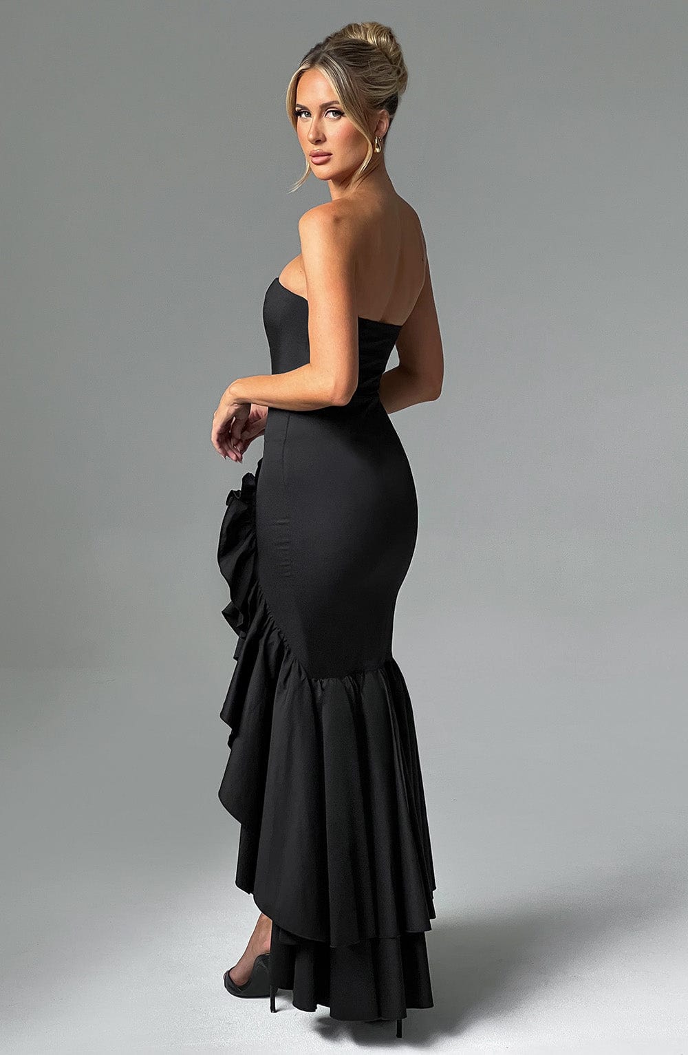 Angelina Maxi Dress - Black Dress Babyboo Fashion Premium Exclusive Design
