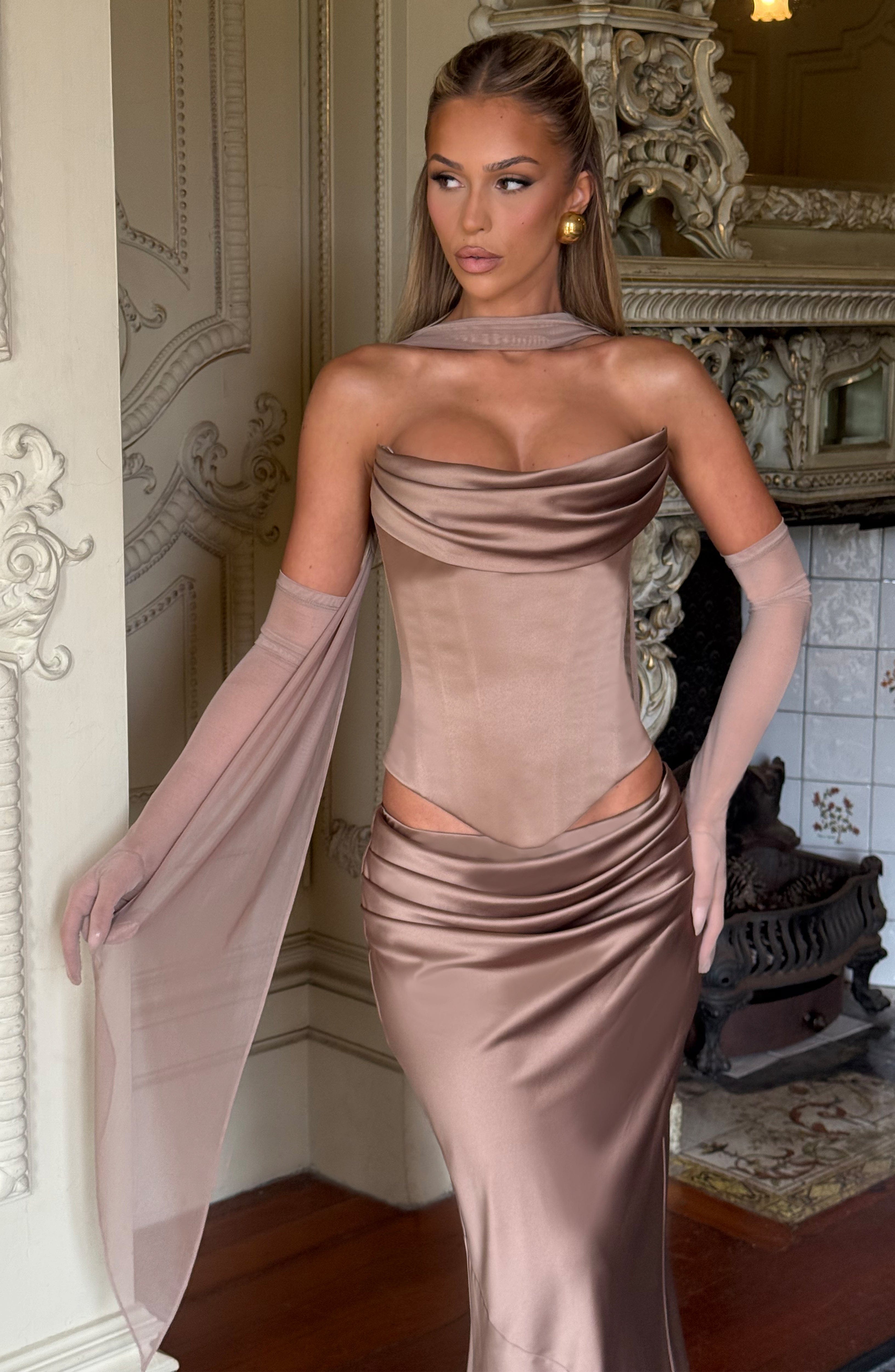 Ayla Scarf - Hazel Accessories ONE SIZE Babyboo Fashion Premium Exclusive Design