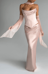 Ayla Scarf - Soft Peach Accessories ONE SIZE Babyboo Fashion Premium Exclusive Design