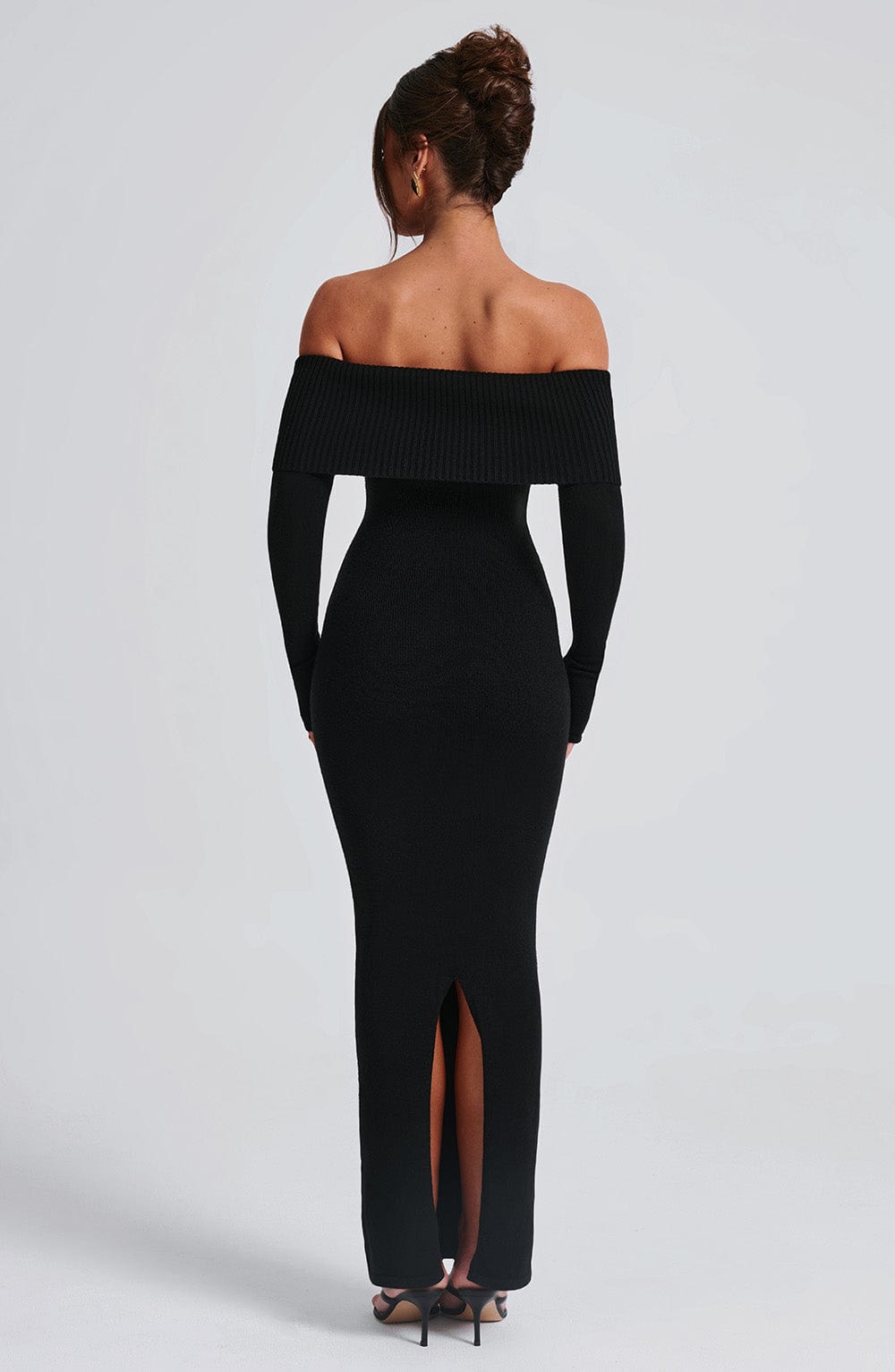 Beverley Knit Maxi Dress - Black Dress Babyboo Fashion Premium Exclusive Design