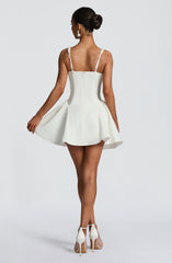 Christie Mini Dress - Ivory Dress Babyboo Fashion Premium Exclusive Design