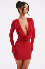 Danielle Mini Dress - Red Dress Babyboo Fashion Premium Exclusive Design