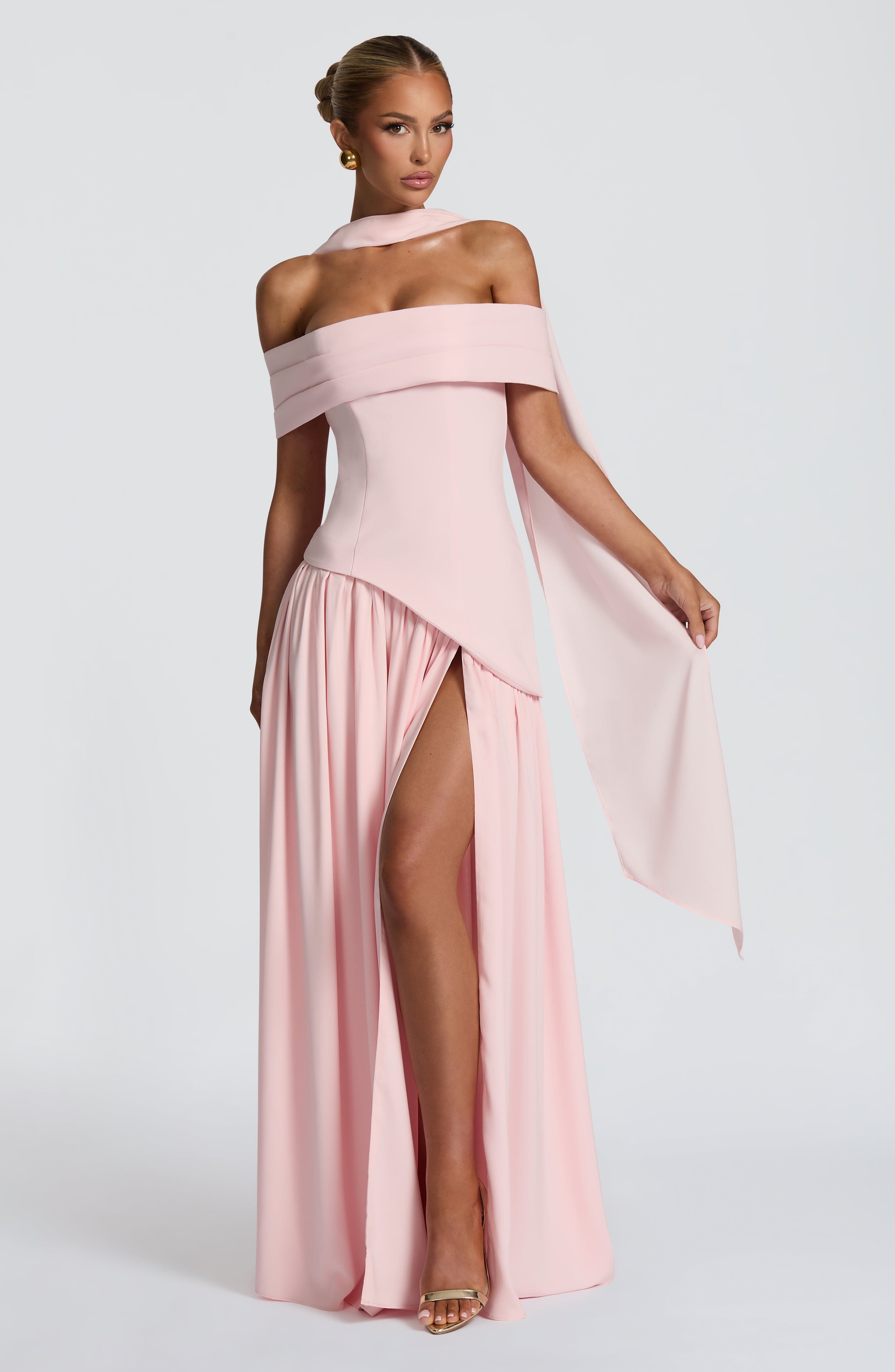 Delilah Maxi Dress - Blush Dress Babyboo Fashion Premium Exclusive Design