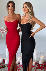 Demi Maxi Dress - Red Dress Babyboo Fashion Premium Exclusive Design