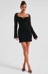 Dezi Mini Dress - Black Dress Babyboo Fashion Premium Exclusive Design