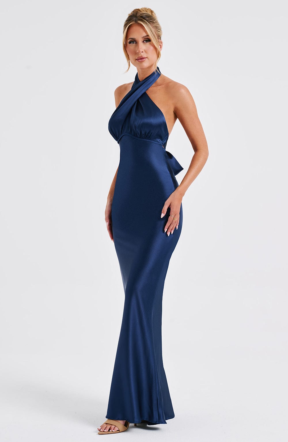 Dimitra Maxi Dress - Navy Dress Babyboo Fashion Premium Exclusive Design