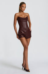 Elvina Corset - Burgundy Tops Babyboo Fashion Premium Exclusive Design