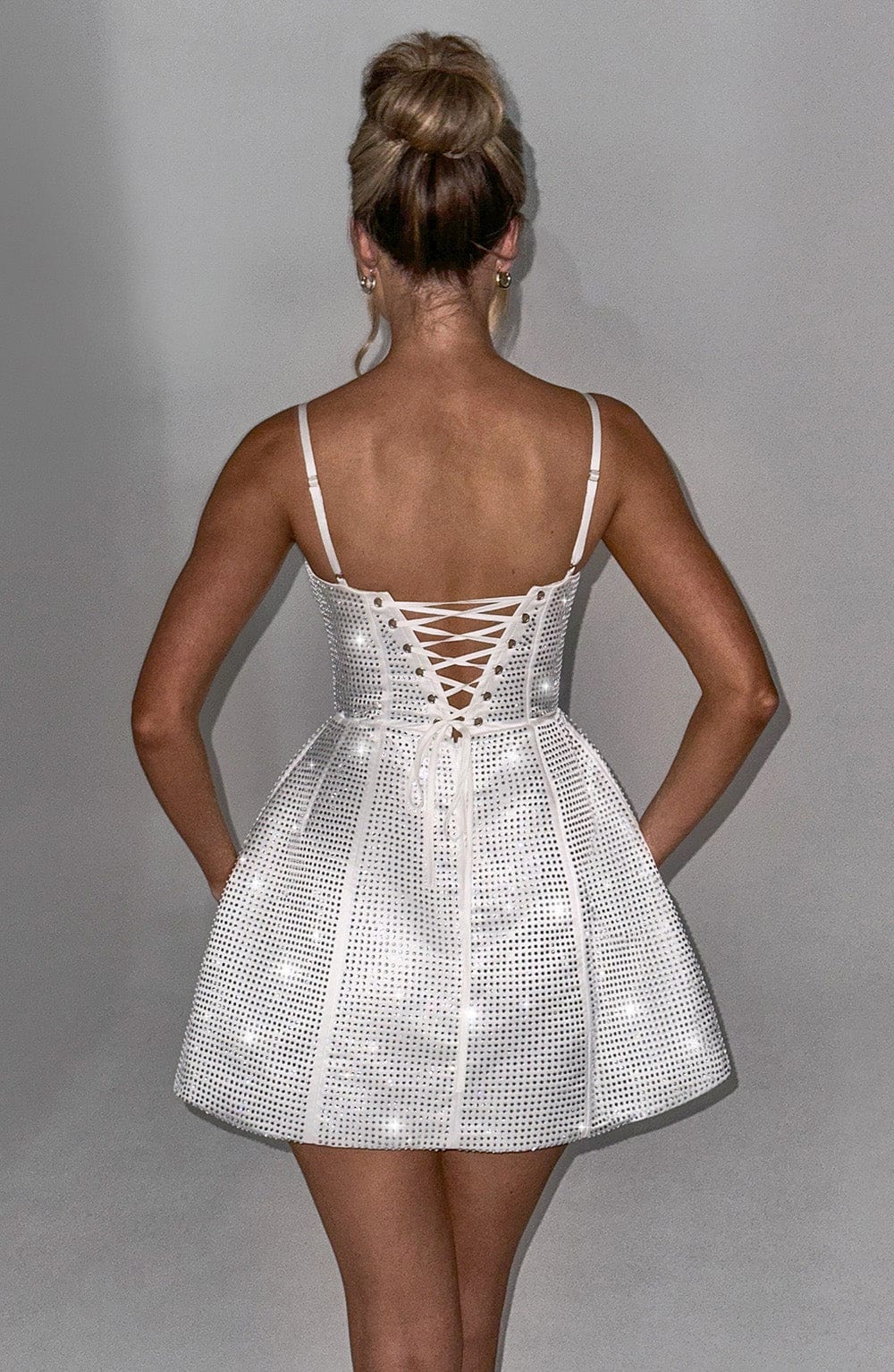 Emma Mini Dress - Ivory Dress Babyboo Fashion Premium Exclusive Design