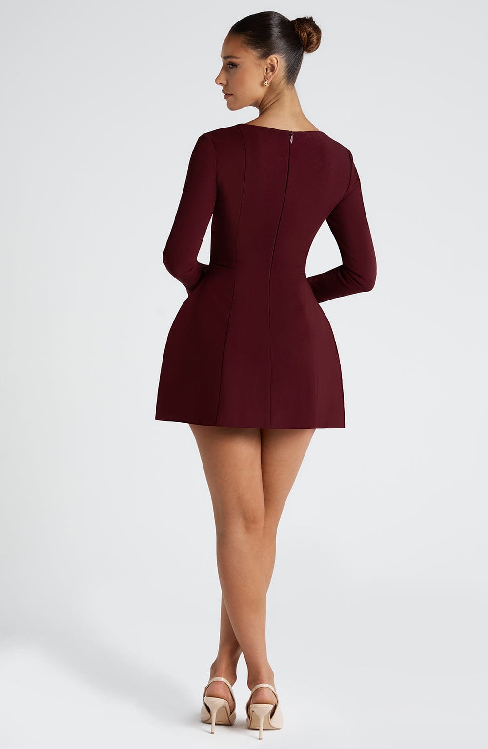 Esme Mini Dress - Cherry Lacquer Dress Babyboo Fashion Premium Exclusive Design