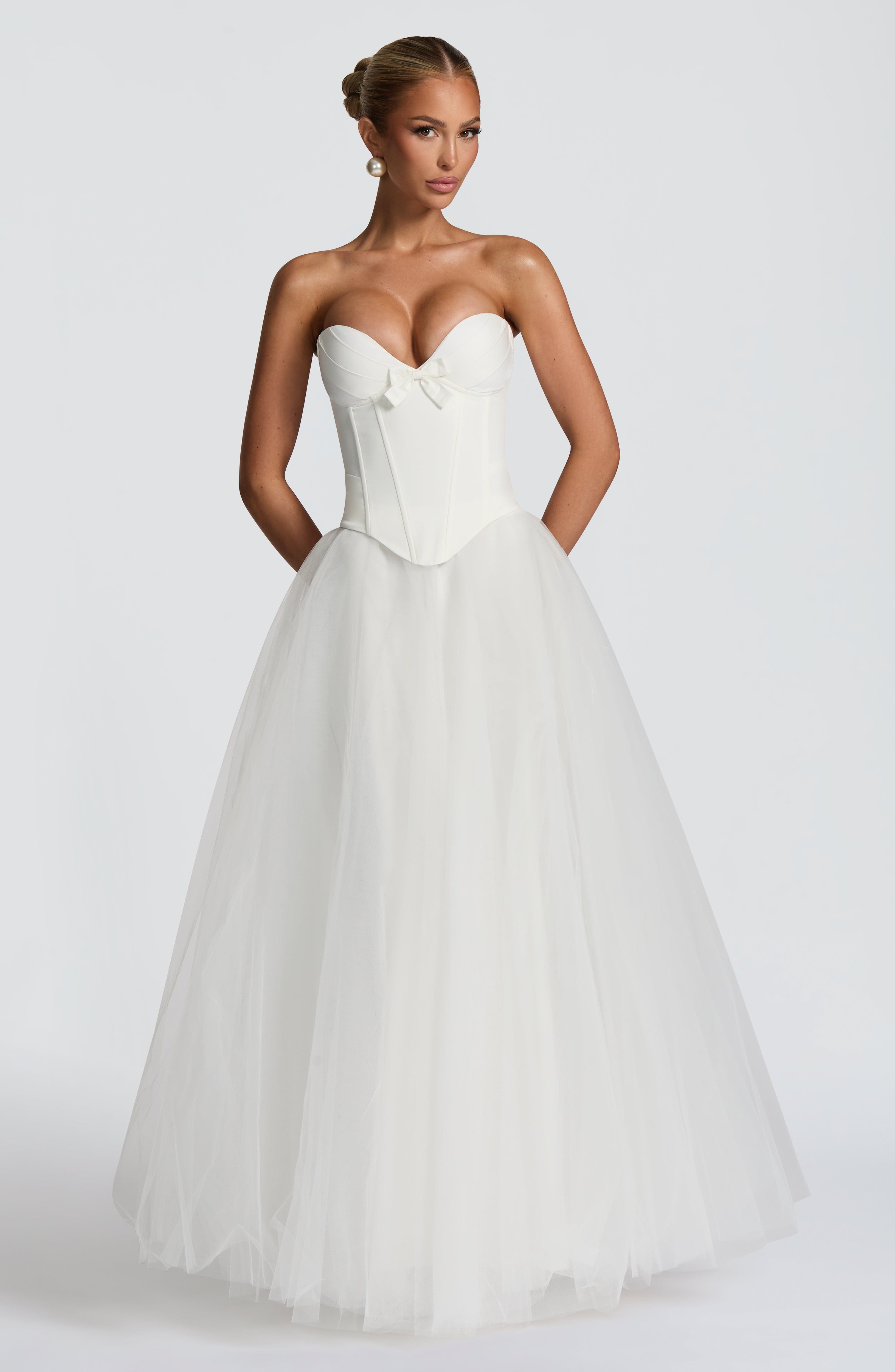 Ethel Maxi Skirt - Ivory Skirt Babyboo Fashion Premium Exclusive Design