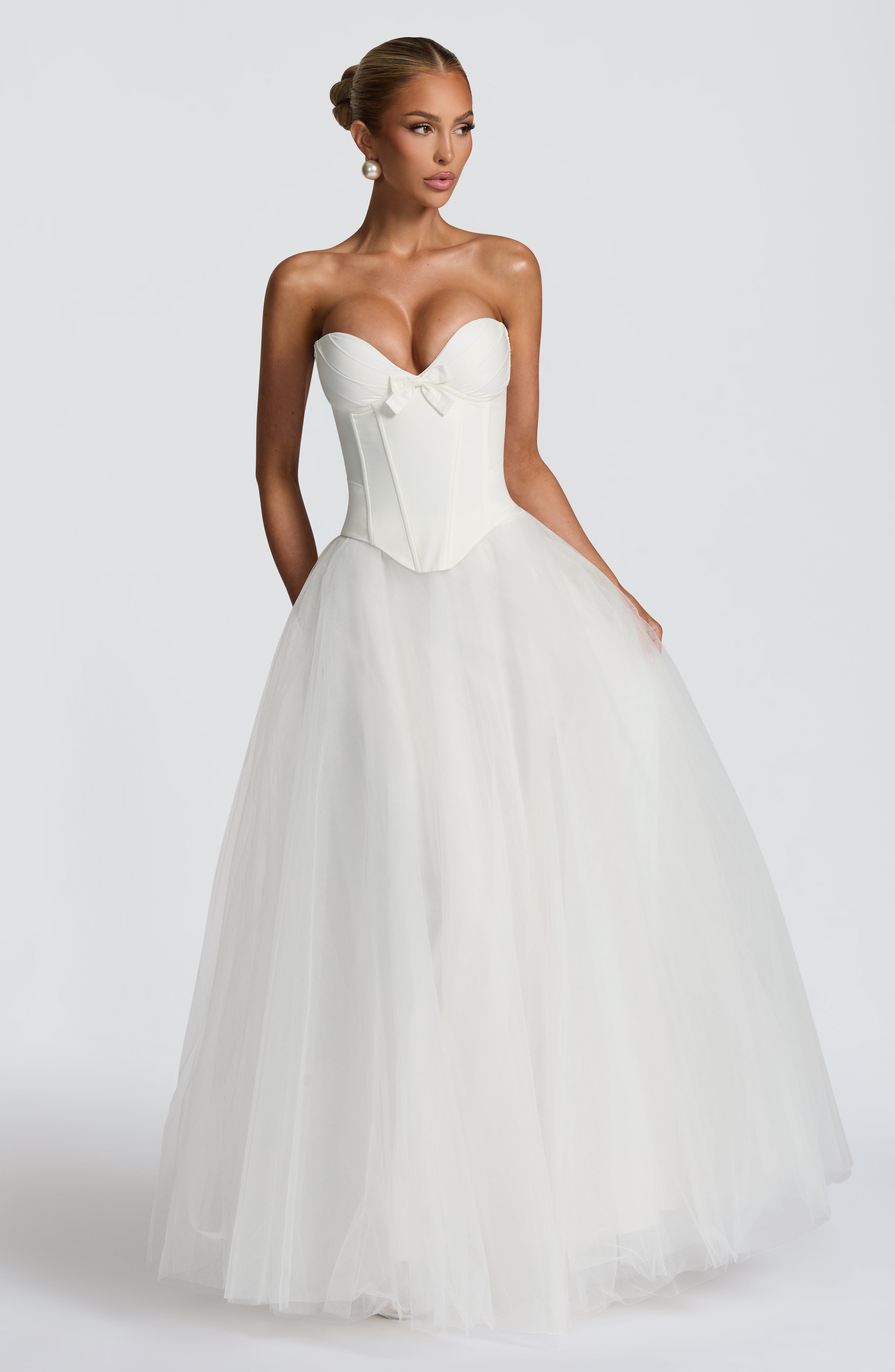 Ethel Maxi Skirt - Ivory Skirt Babyboo Fashion Premium Exclusive Design