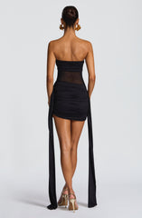 Fiorella Mini Dress - Black Dress Babyboo Fashion Premium Exclusive Design